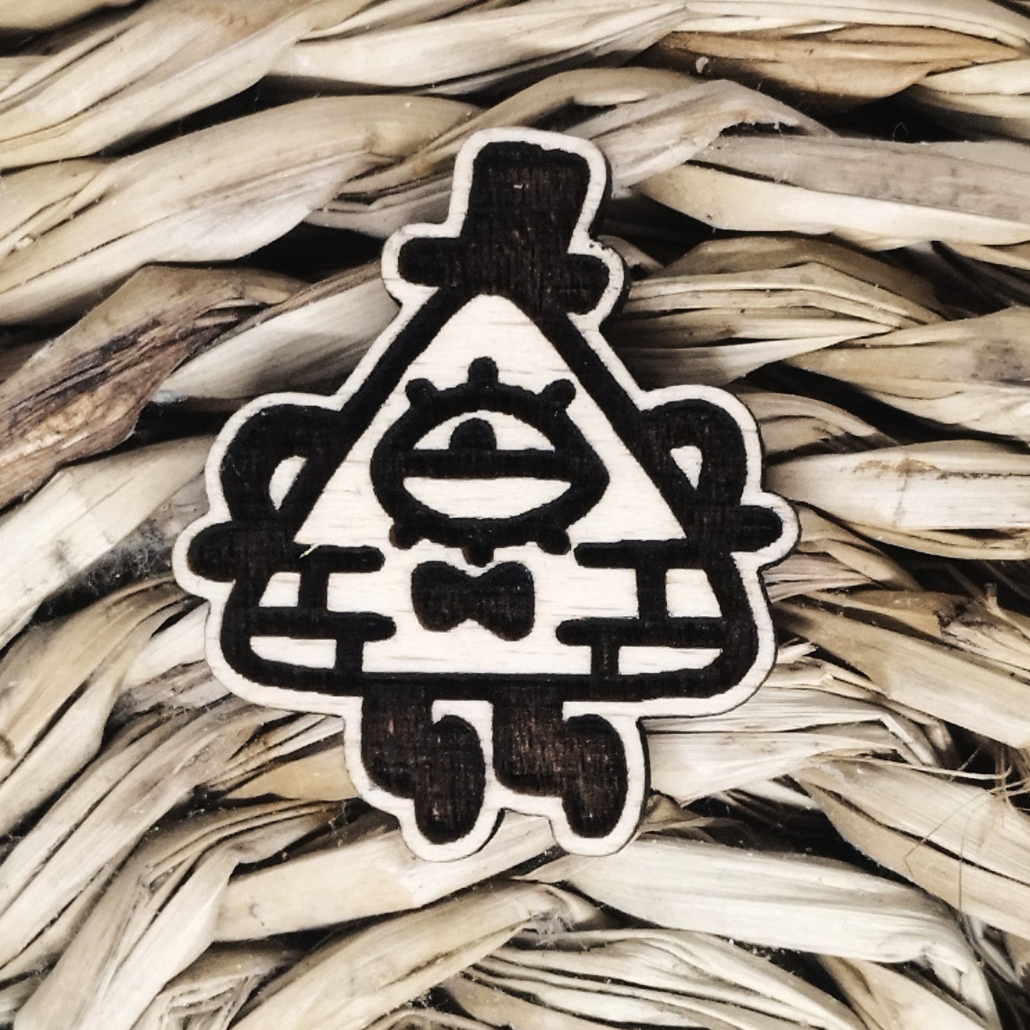 CHAOS DORITO WOOD PIN