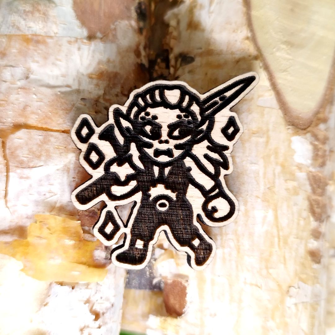 PIN DE MADERA LAE ZEL