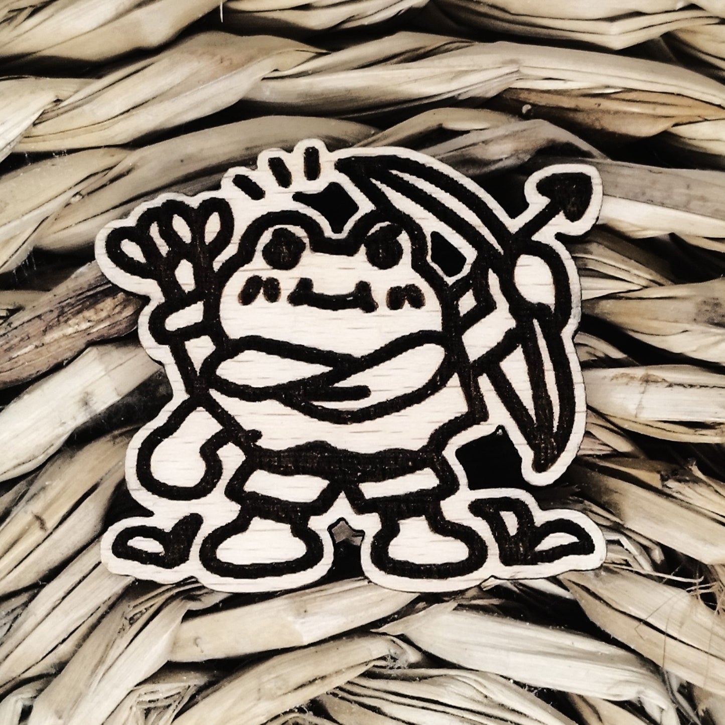 RANGER FROG WOOD PIN