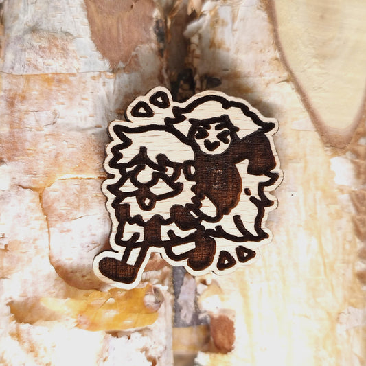 EASTWARD WOOD PIN