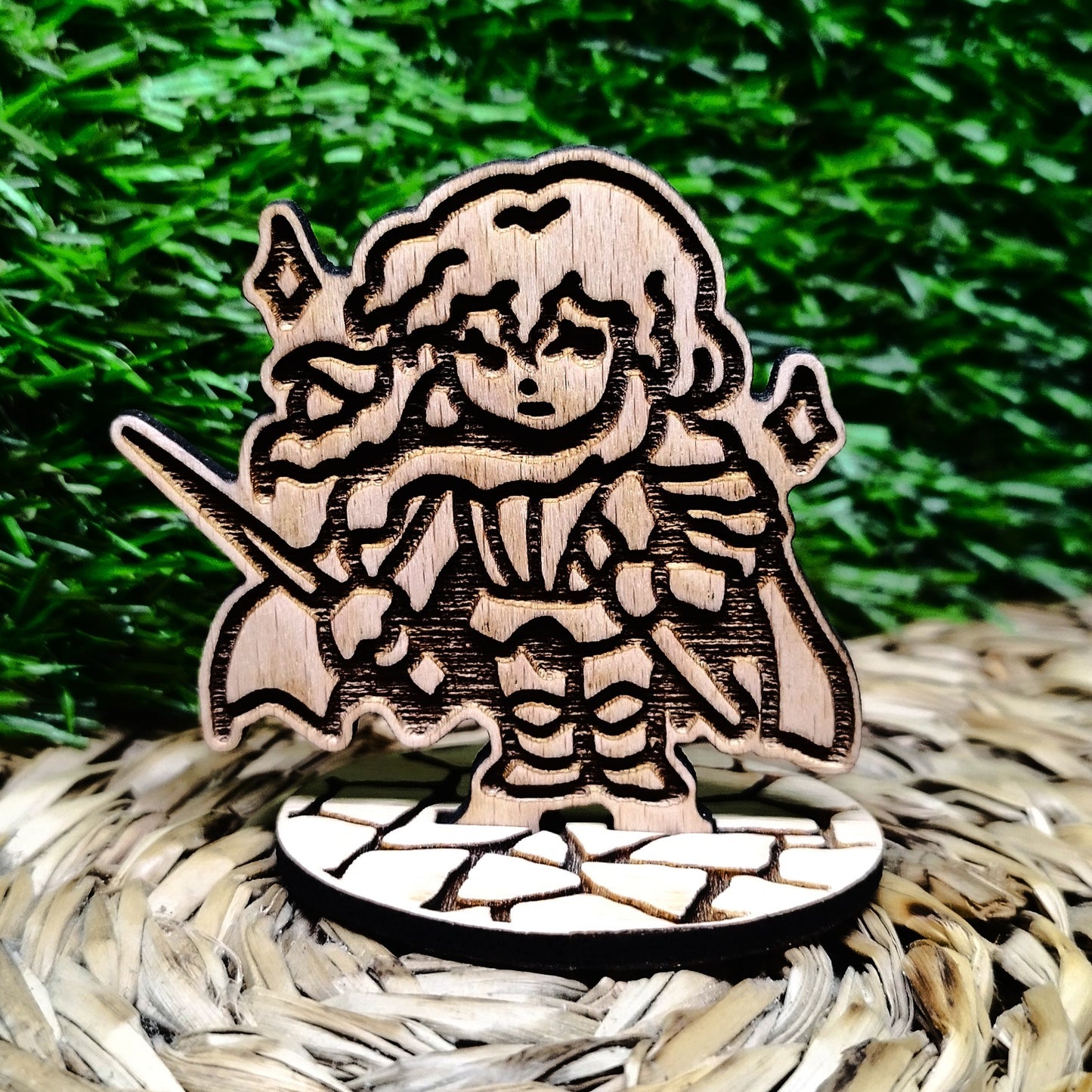 WHITE HAWK WOOD STANDEE