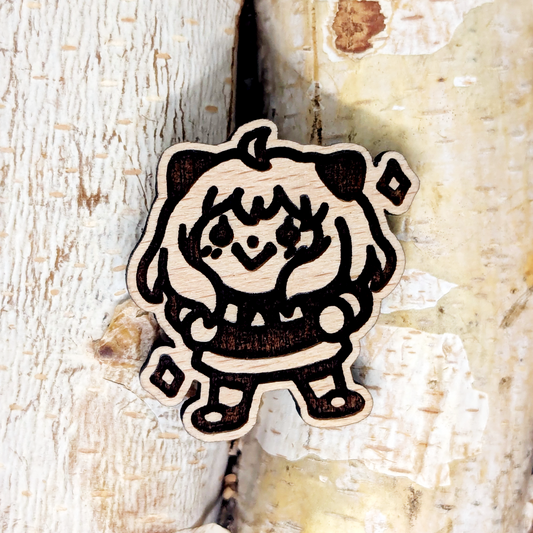 MINDREADER CHILD WOOD PIN