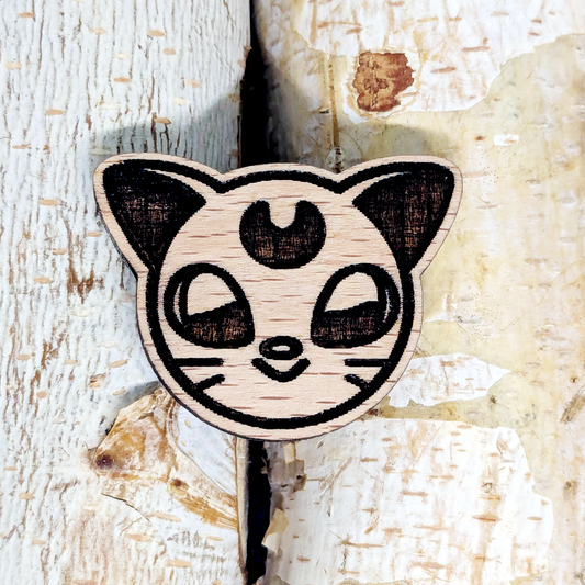 LUNA / ARTEMIS WOOD PIN