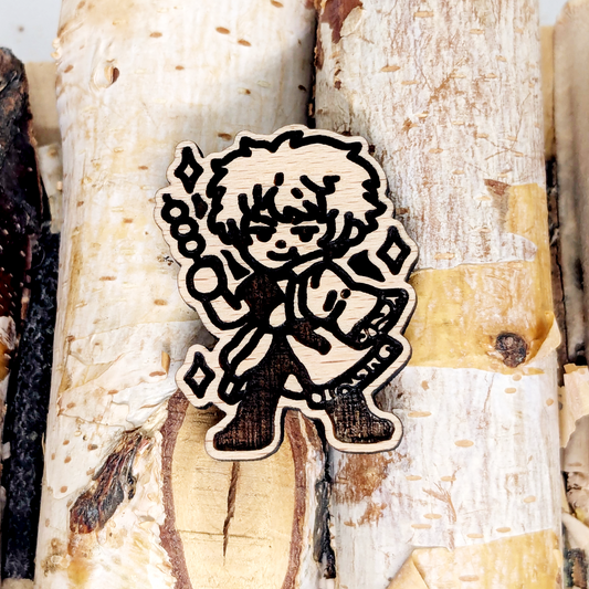 GINTOKI WOOD PIN