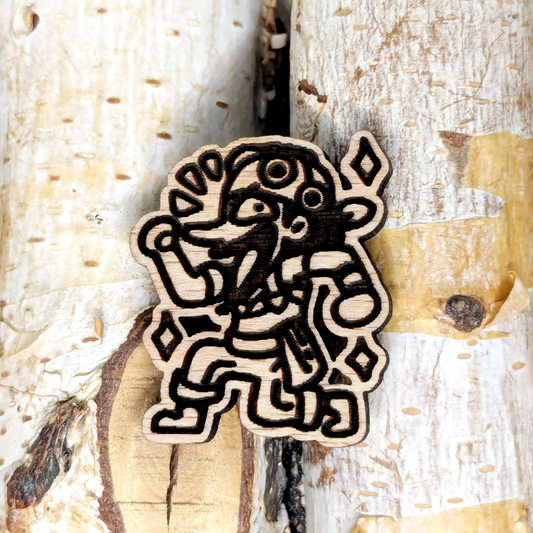 AWESOME SHOOTER WOOD PIN