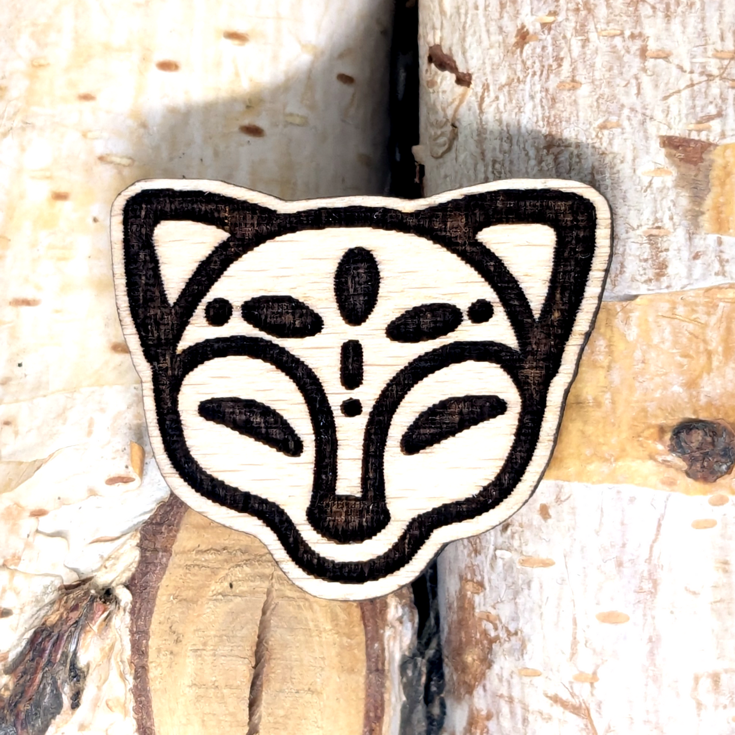 FOX WOOD PIN