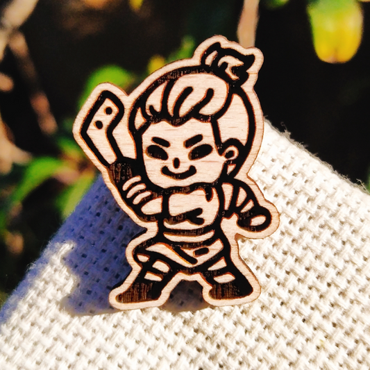 SOKKA WOOD PIN
