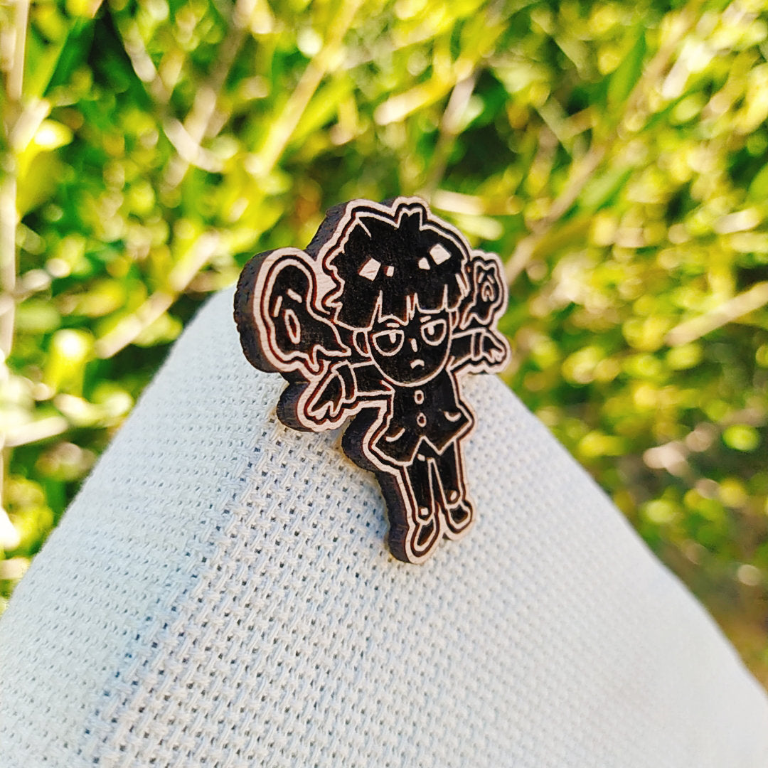 MOB PSYCHO 100 WOOD PIN