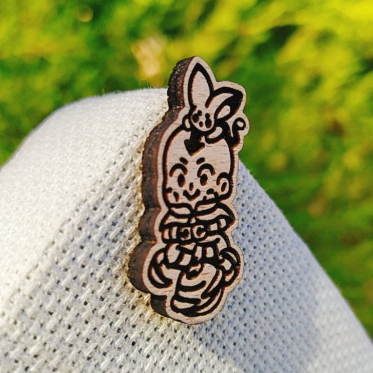 AANG AVATAR WOOD PIN