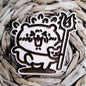 CRYING CREATURE WOOD PIN