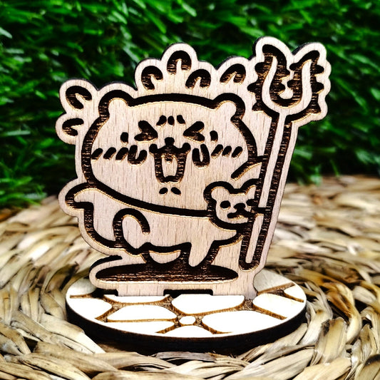 CRYING CREATURE WOOD STANDEE