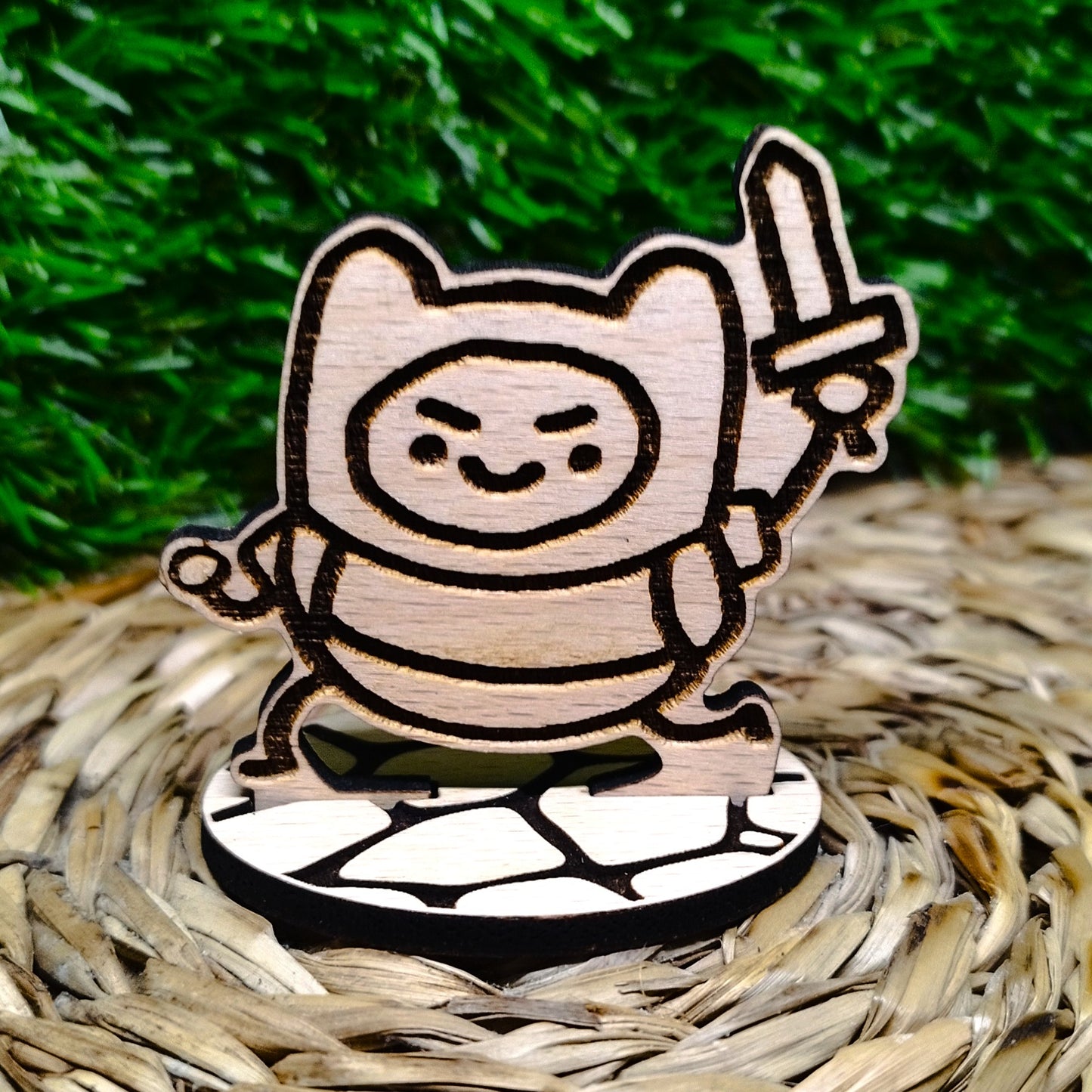 FINN WOOD STANDEE