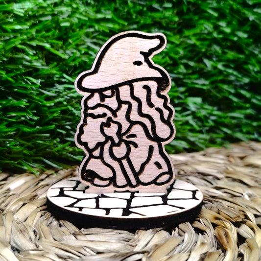 GREY WIZARD WOOD STANDEE