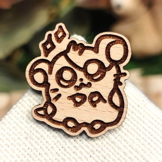 HAMTARO WOOD PIN