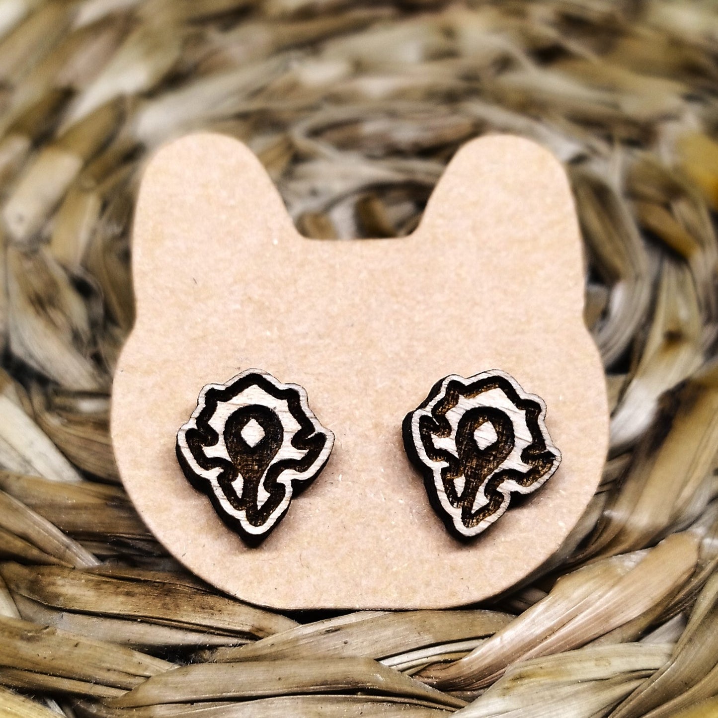 HORDE WOOD EARRINGS