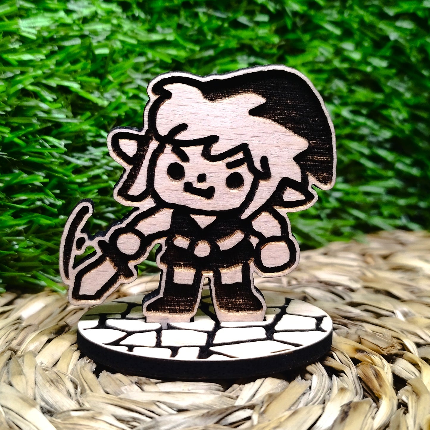 SILENT HERO WOOD STANDEE