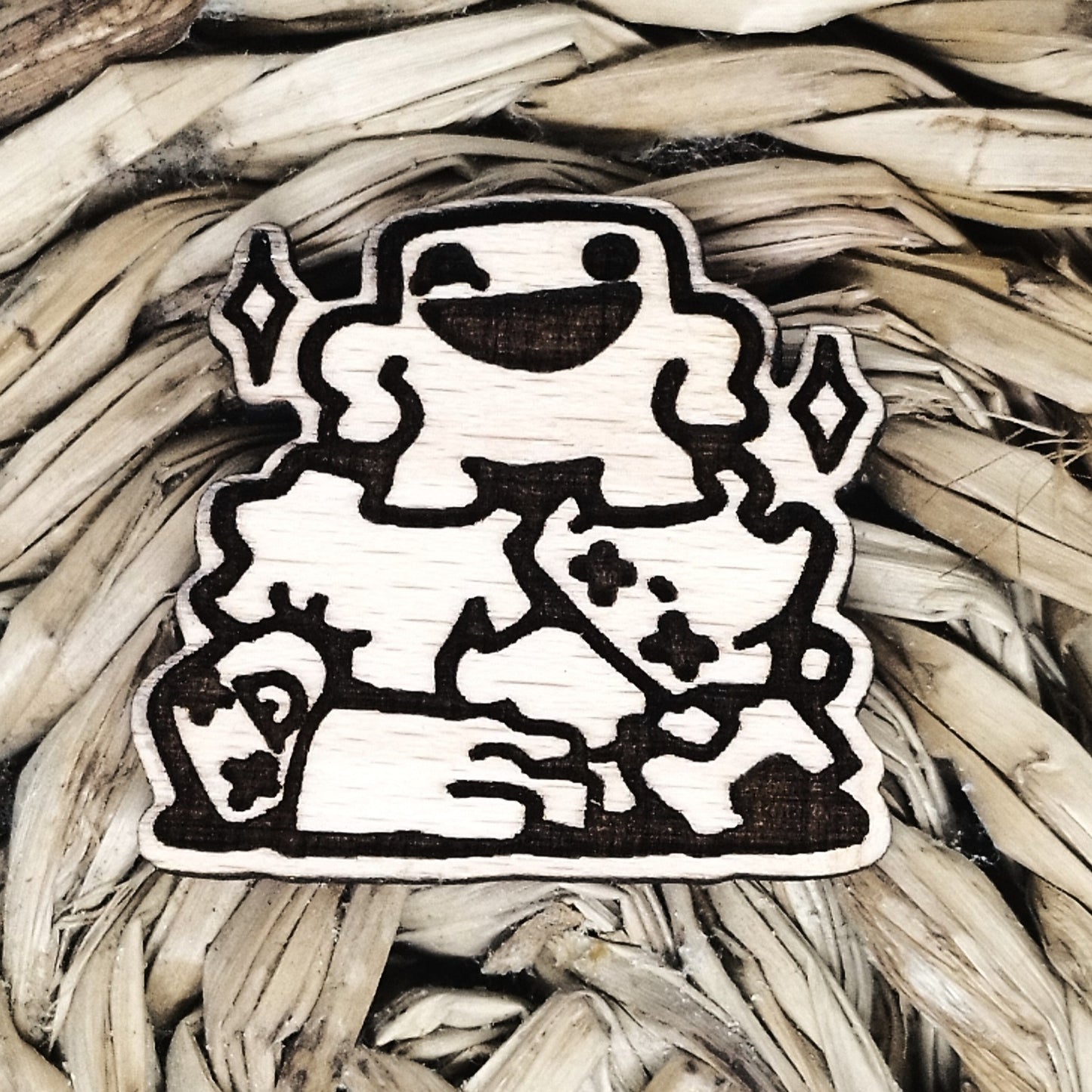 MEAT BOY WOOD PIN