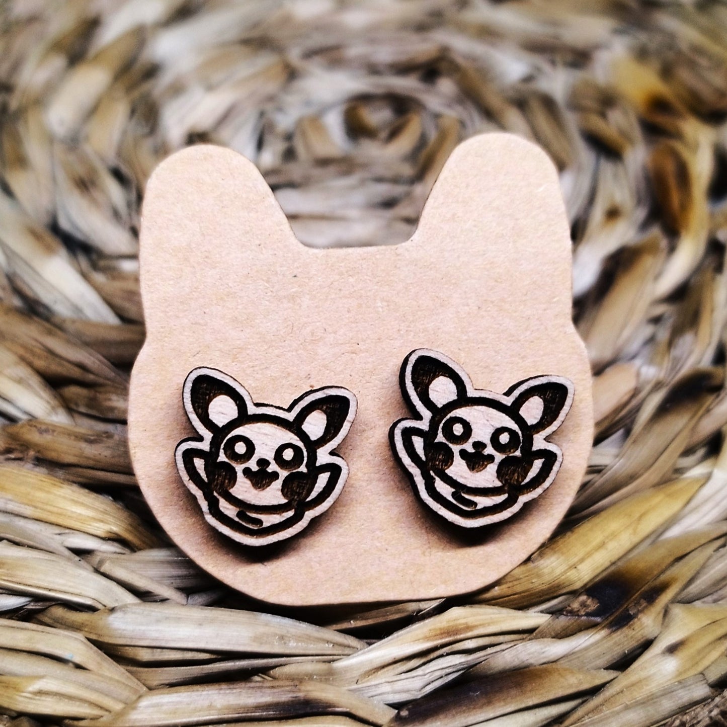 PIKA WOOD EARRINGS