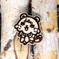 CUTE TAMA WOOD PIN