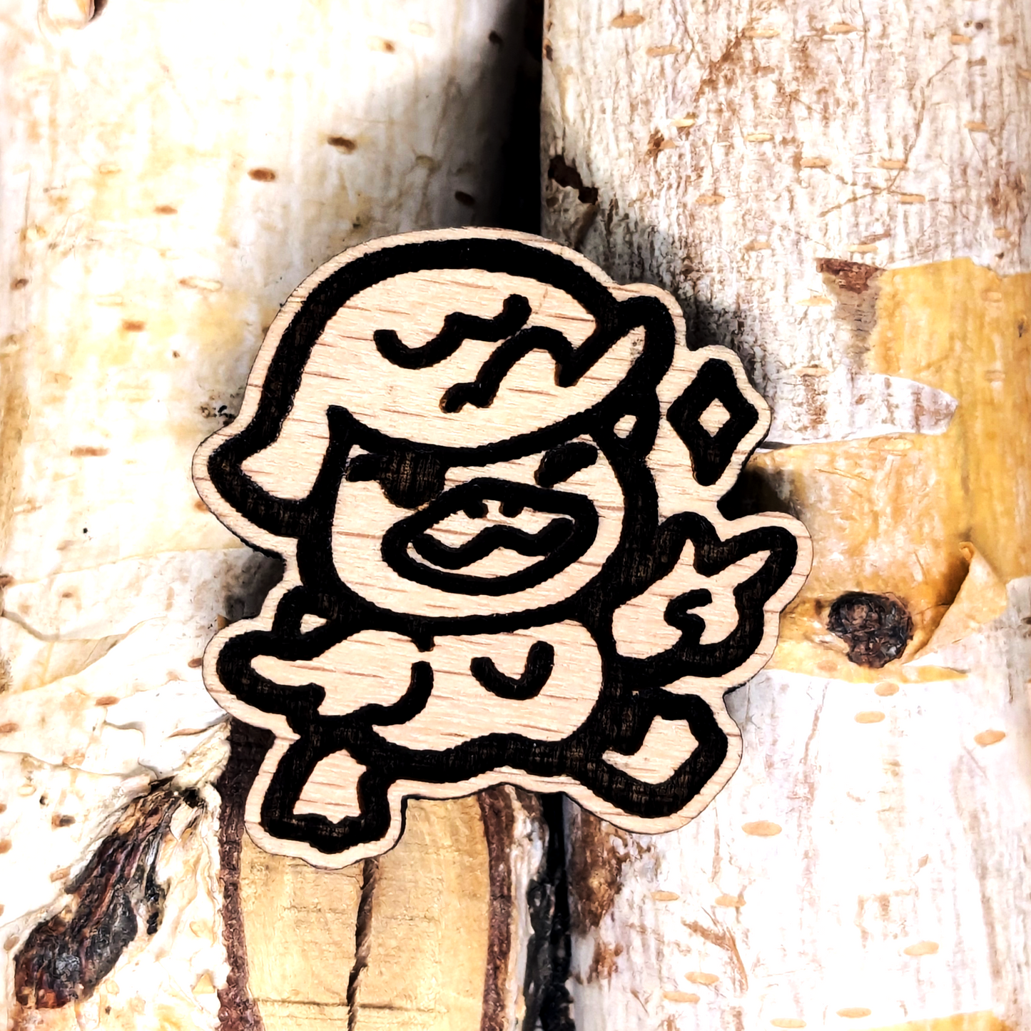 QUAXLY WOOD PIN