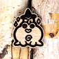 CUTE FROGS WOOD PIN