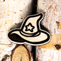 WITCH HAT WOOD PIN