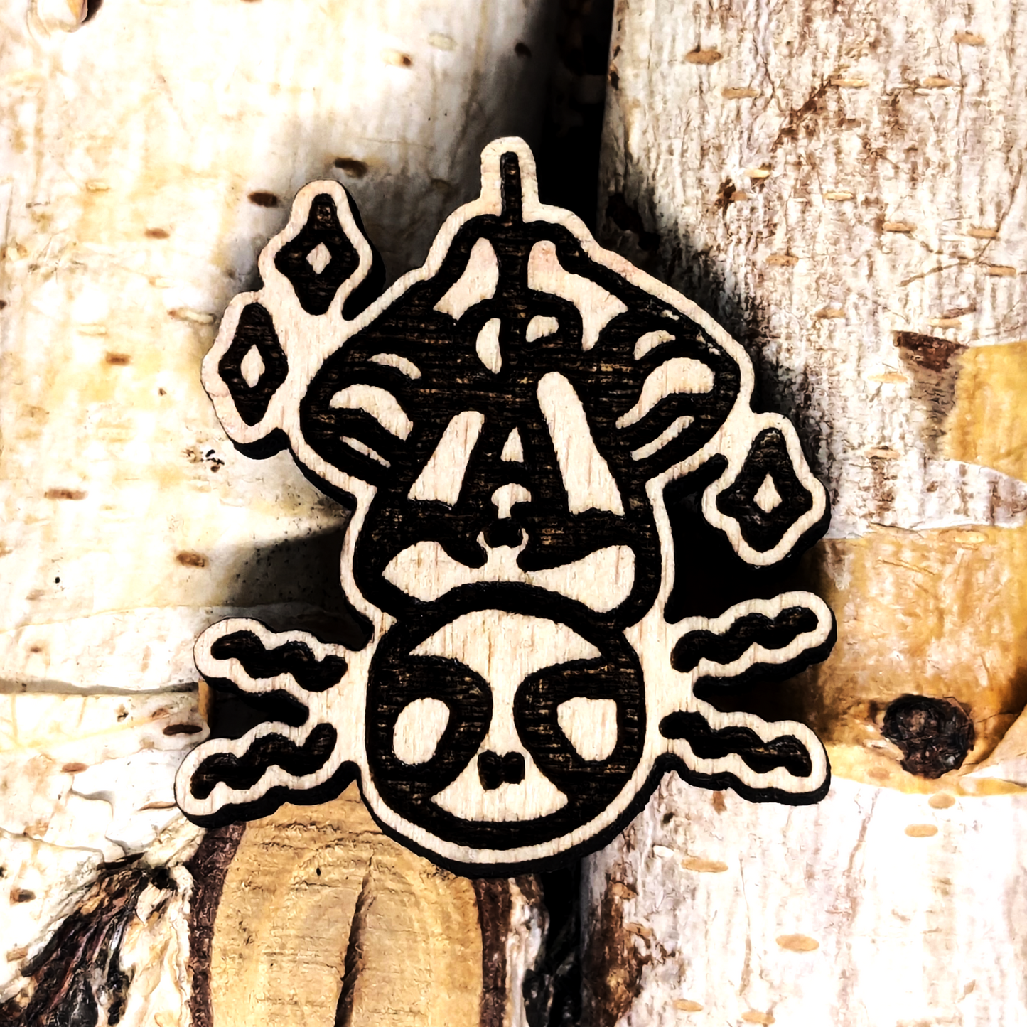 YOUR FRIENDLY NEIGHBOR WOOD PIN