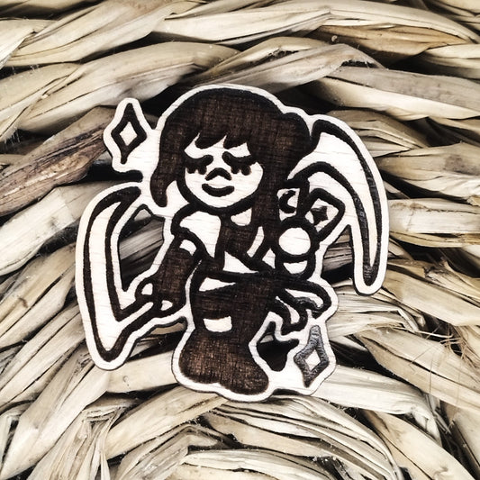KIND REAPER WOOD PIN
