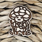 TRAVELING MUSHROOM WOOD PIN