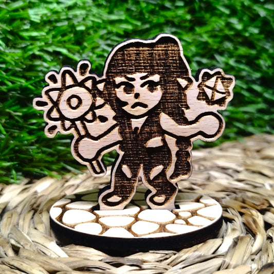 SHADOWHEART WOOD STANDEE