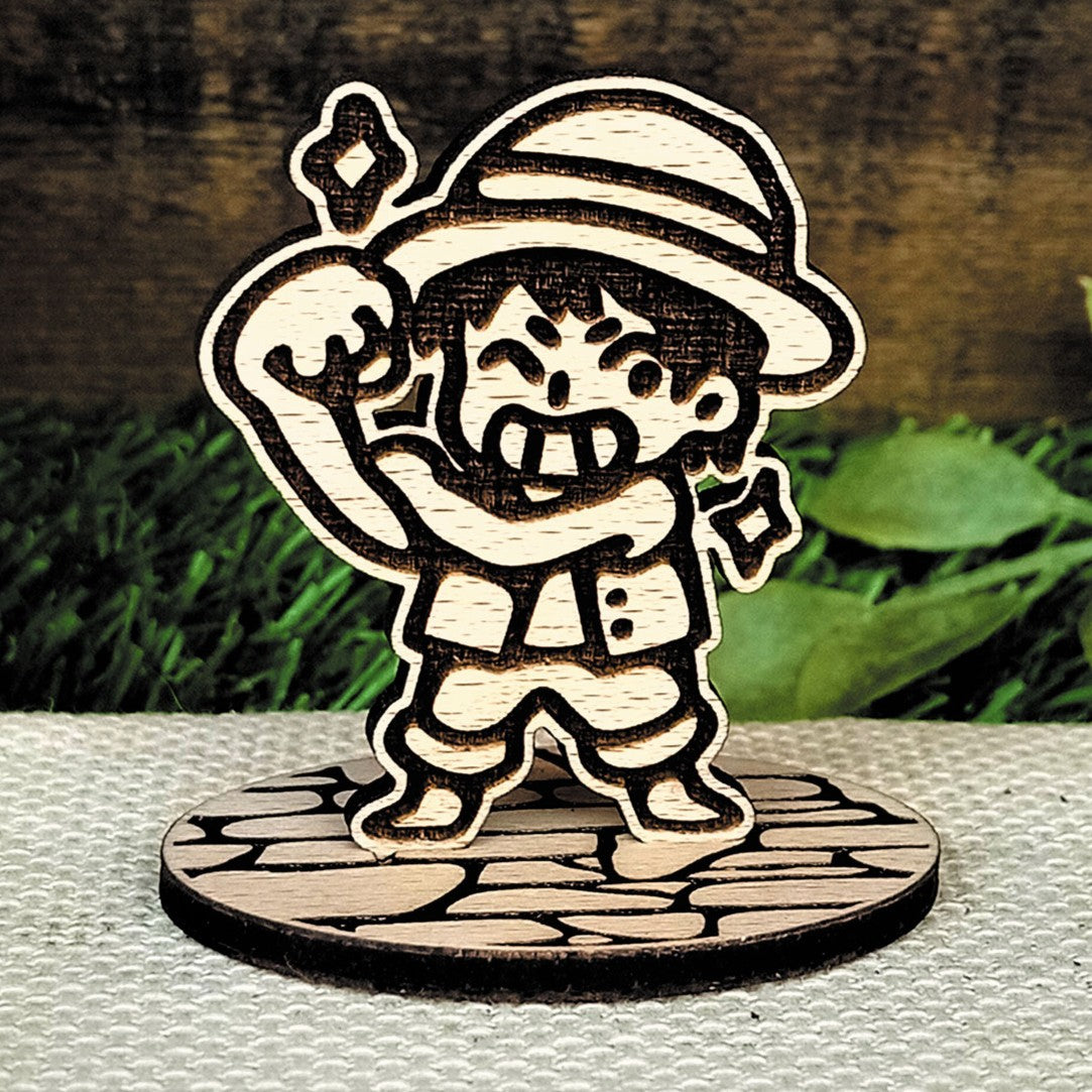 ELASTIC CAPTAIN WOOD STANDEE