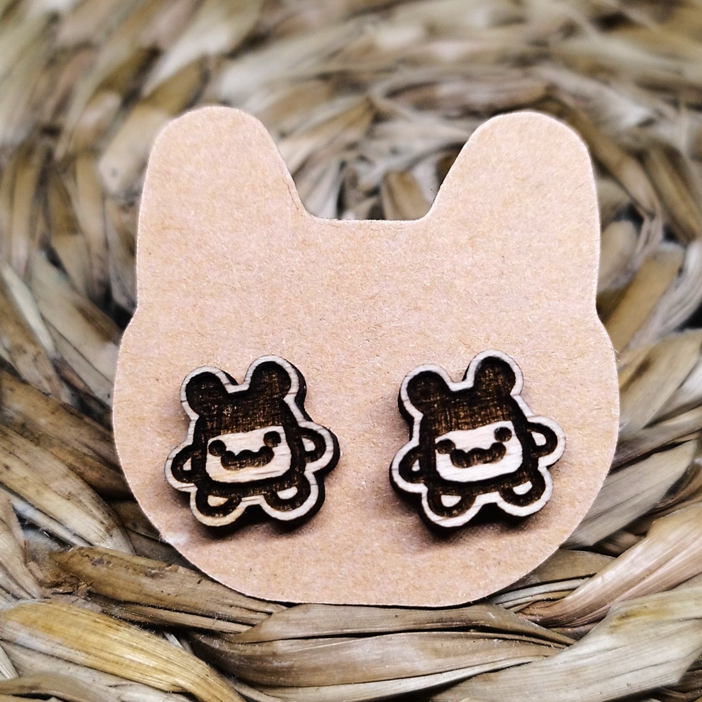 MIMITAMA WOOD EARRINGS
