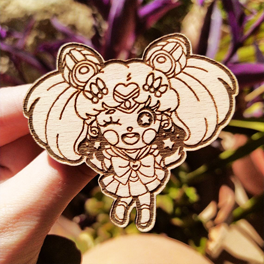 CHIBIUSA WOOD PIN