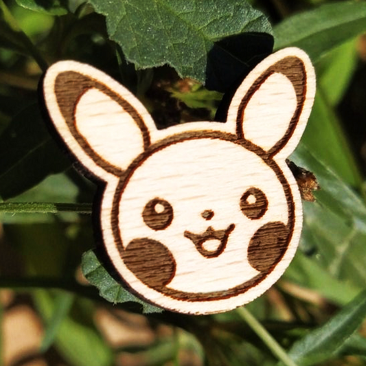 PIKACHU WOOD PIN