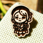 PLAIN DOLL BLOODBORNE WOOD PIN