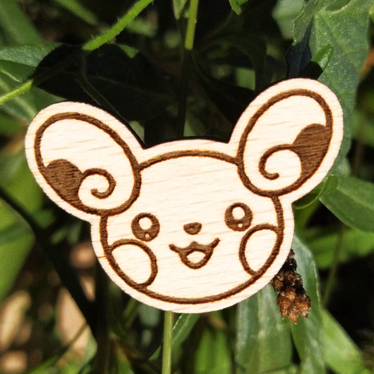 PIN DE MADERA DE RAICHU ALOLAN