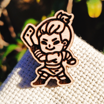 PIN DE MADERA SOKKA