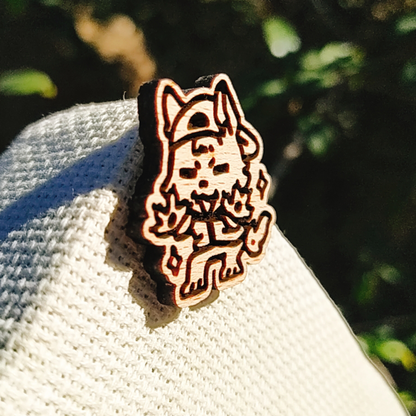 WEREWOLF WOOD PIN